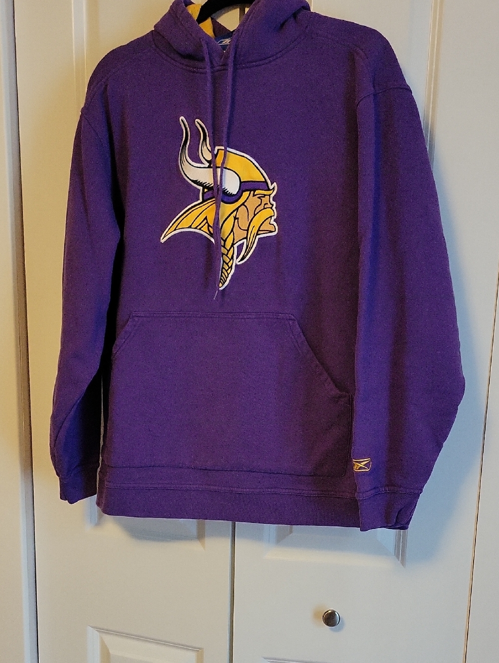 Reebok Purple Hoodie with Yellow Accents
